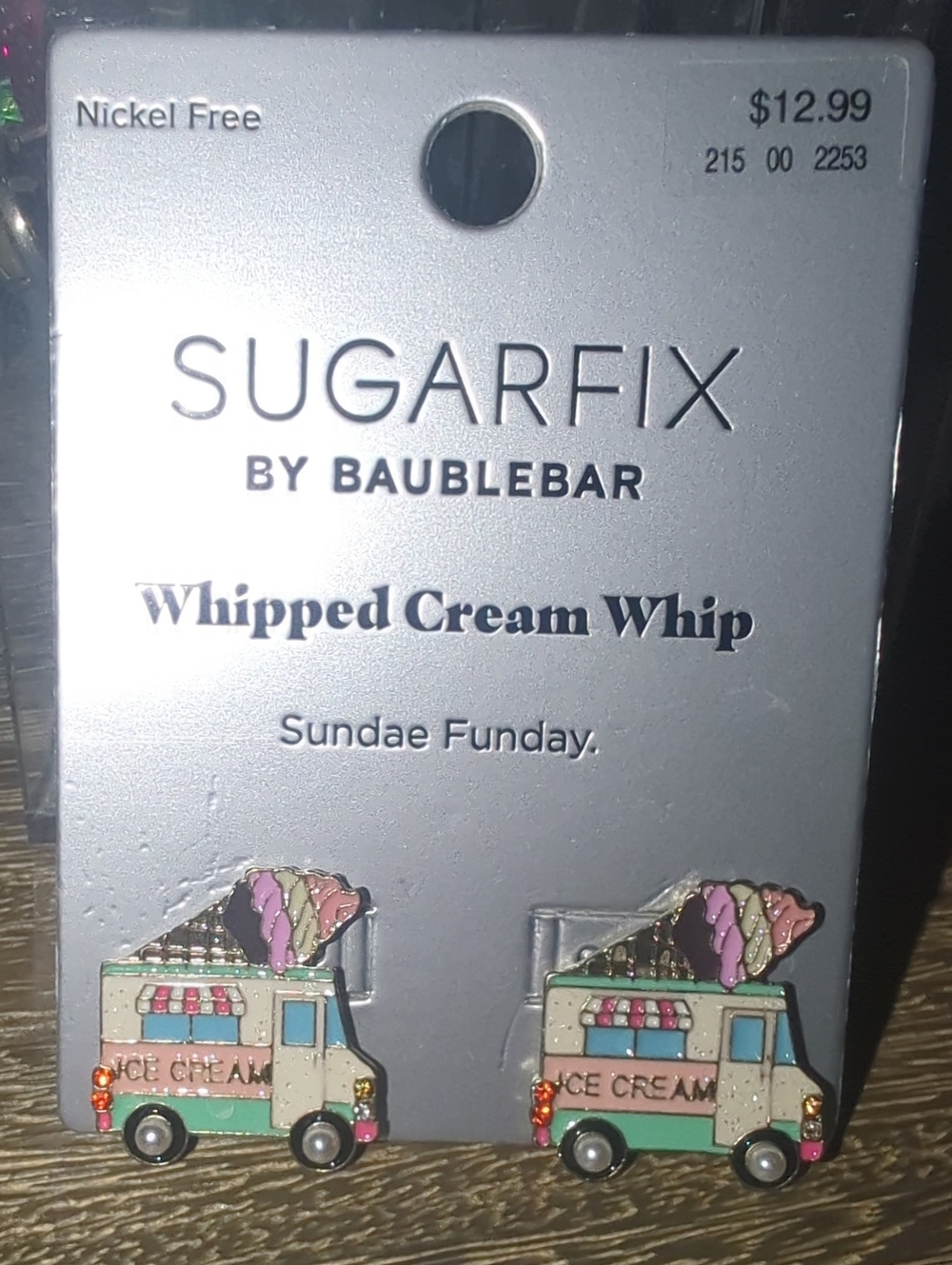 SUGARFIX by BaubleBar Pink & Mint Ice Cream Truck Earrings